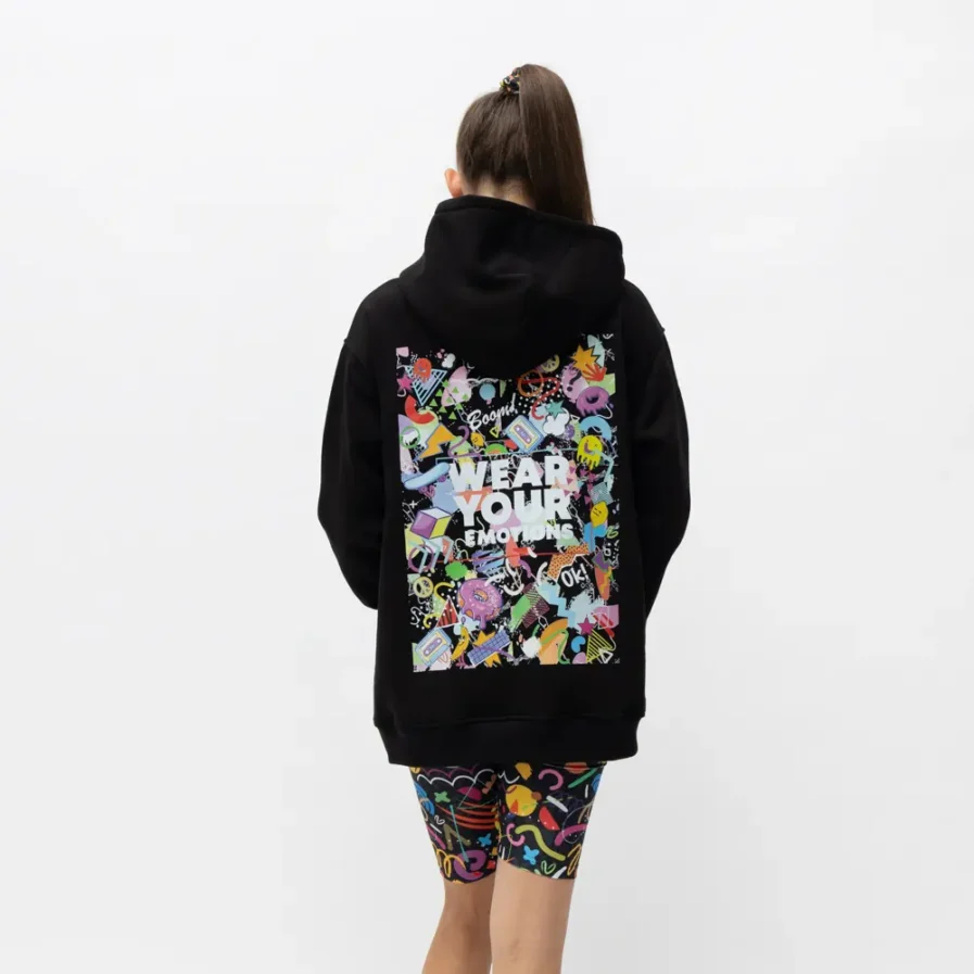 Groovy Black Hoodie