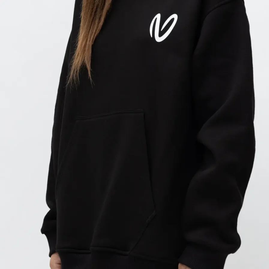 Groovy Black Hoodie